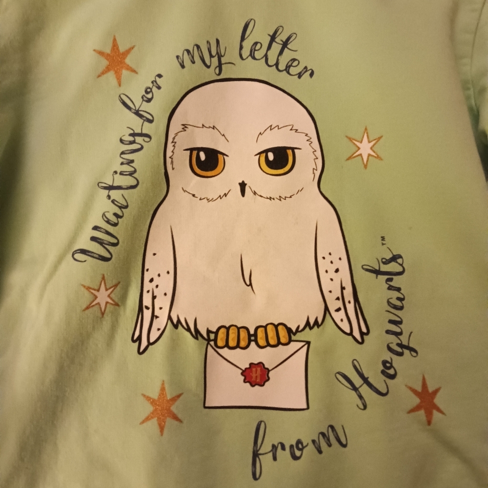 Waiting For my letter From Hogwarts Sweatshirt , Mint Green Size 8